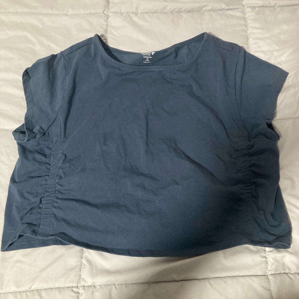 Old Navy Dark Blue Short Sleeve Tee